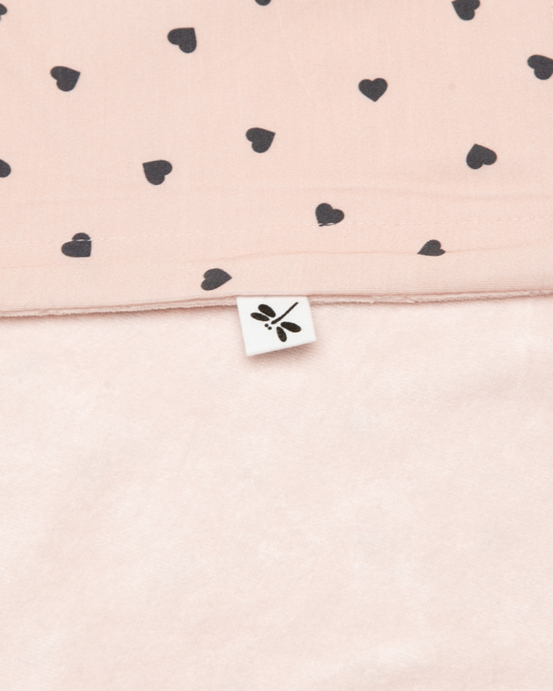 Manta de bambú little hearts