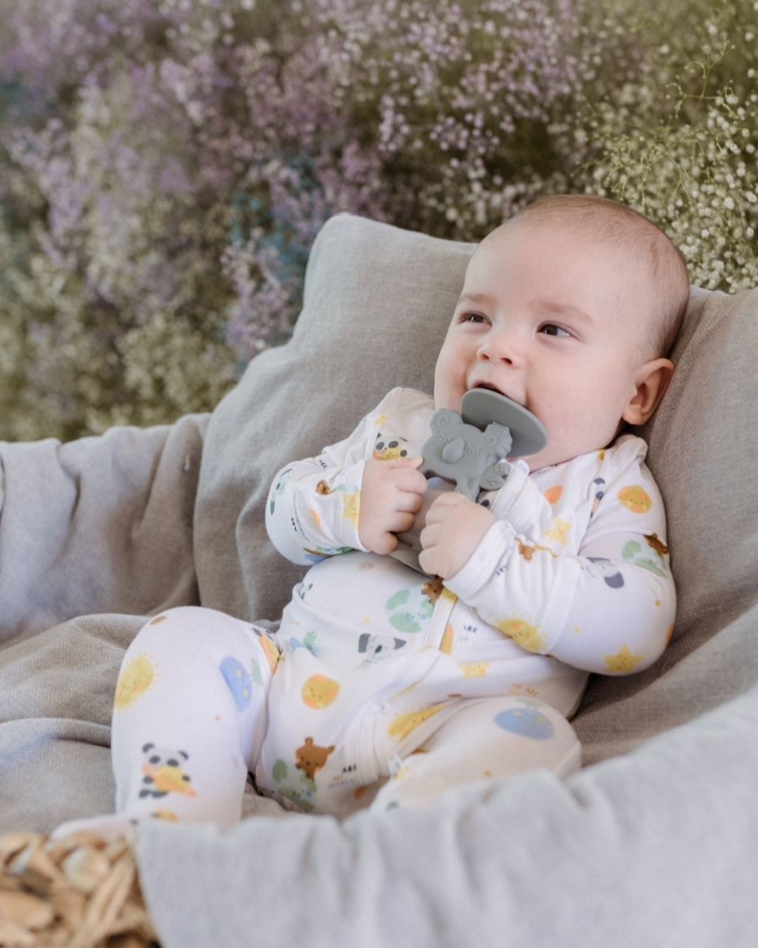 Baby Solar System 2 Way Zipper Footie