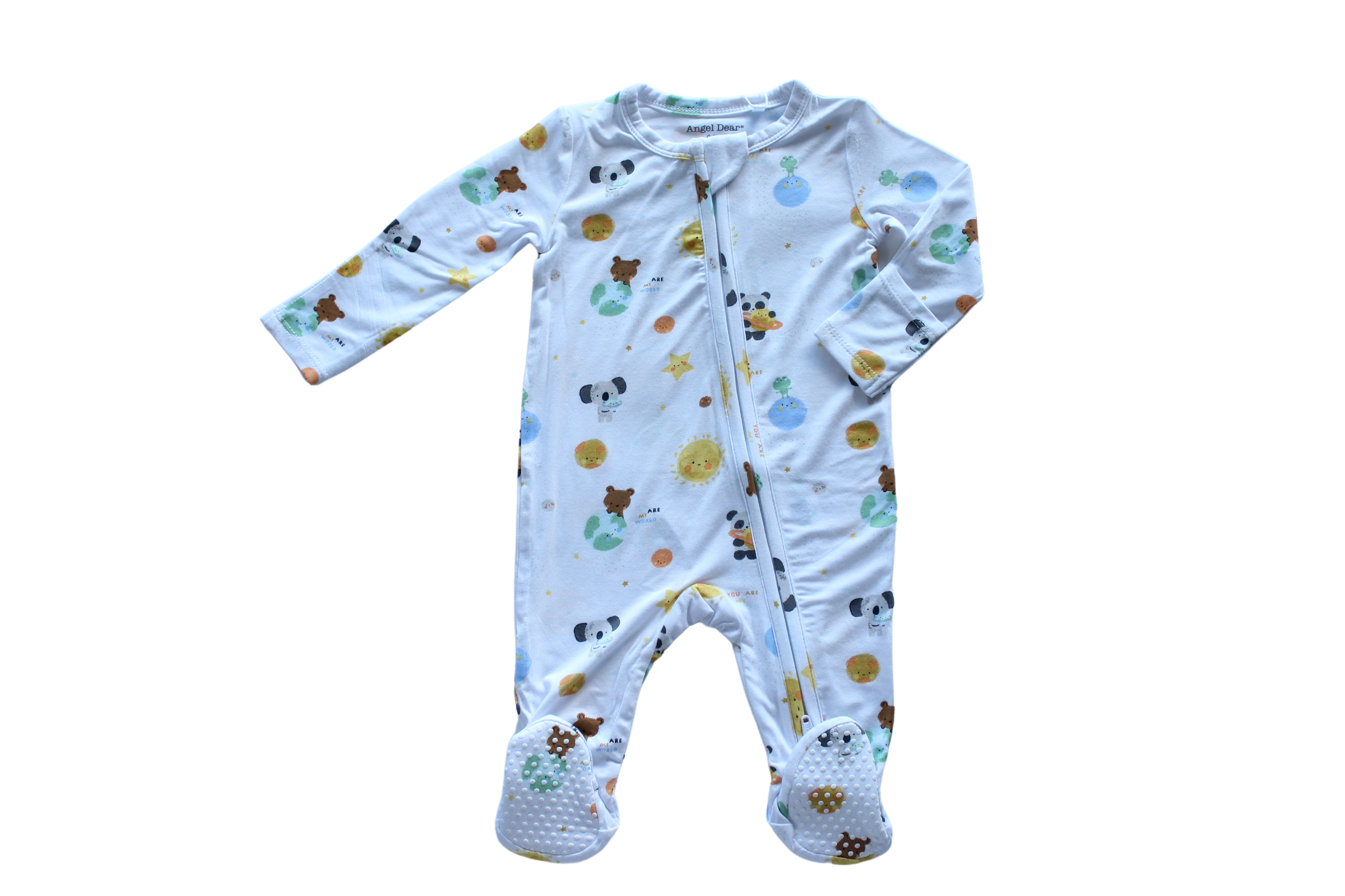 Baby Solar System 2 Way Zipper Footie