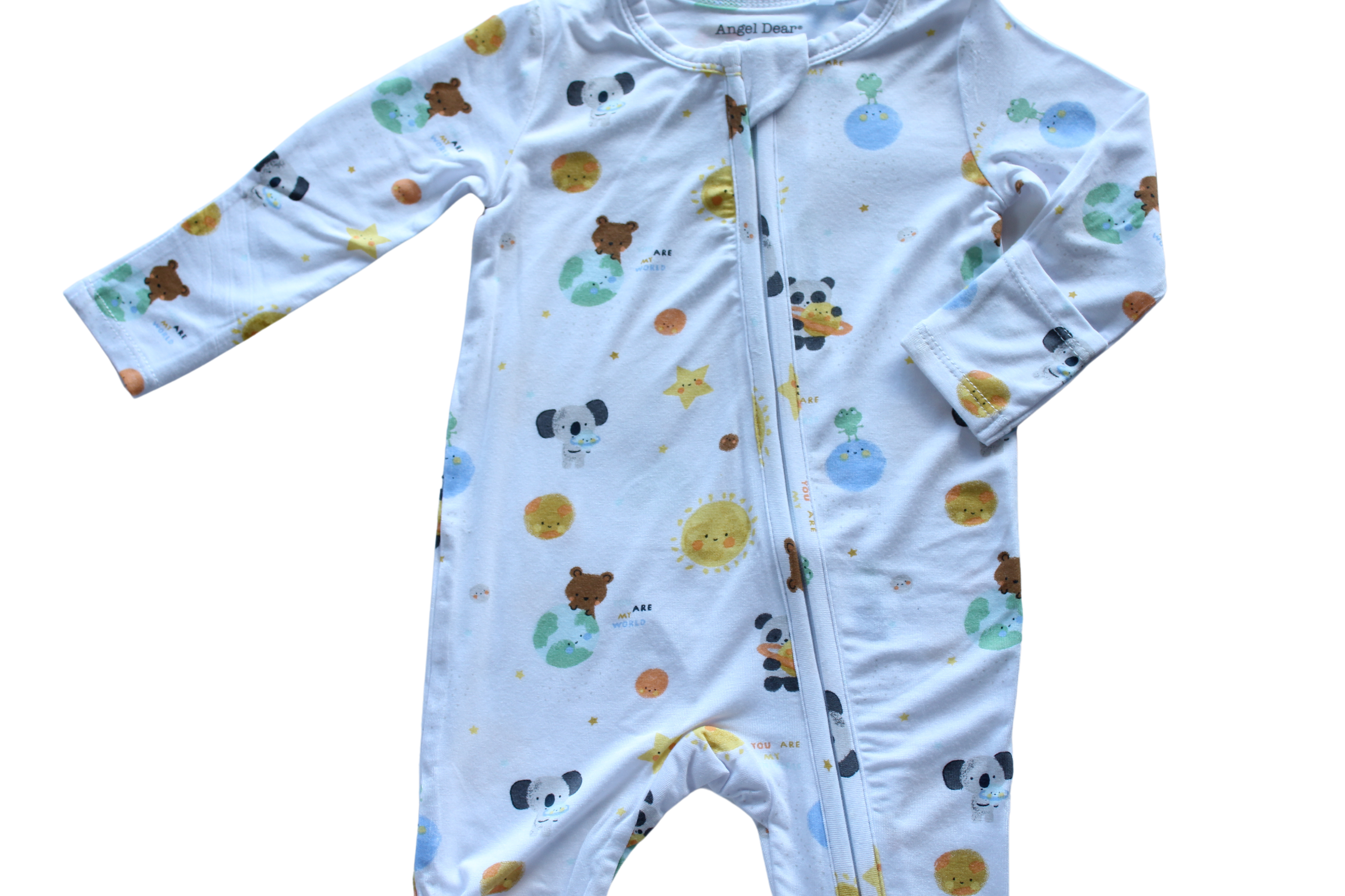 Baby Solar System 2 Way Zipper Footie